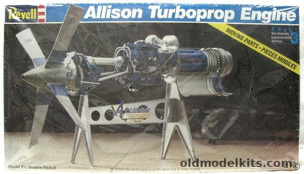 Revell 1/11 Allison 501-D13 Prop-Jet (Turbo-prop) Engine, 8880 plastic model kit